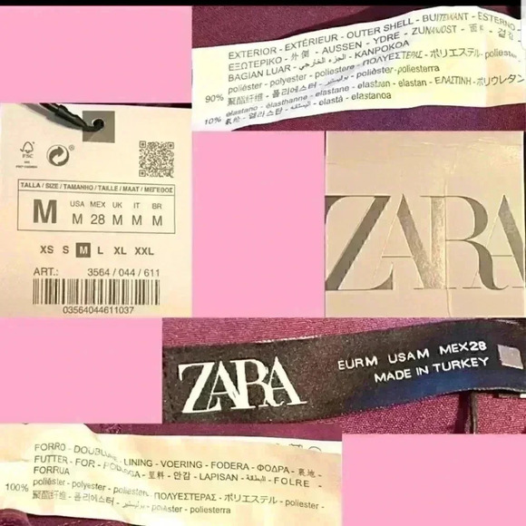 Zara Bow Tie Short Skirt Skort - Picture 6 of 7